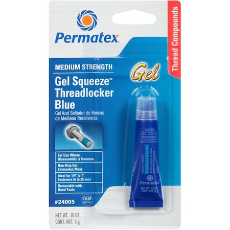 Permatex Permatex Medium Strength Threadlocker Gel 5 gm 24005